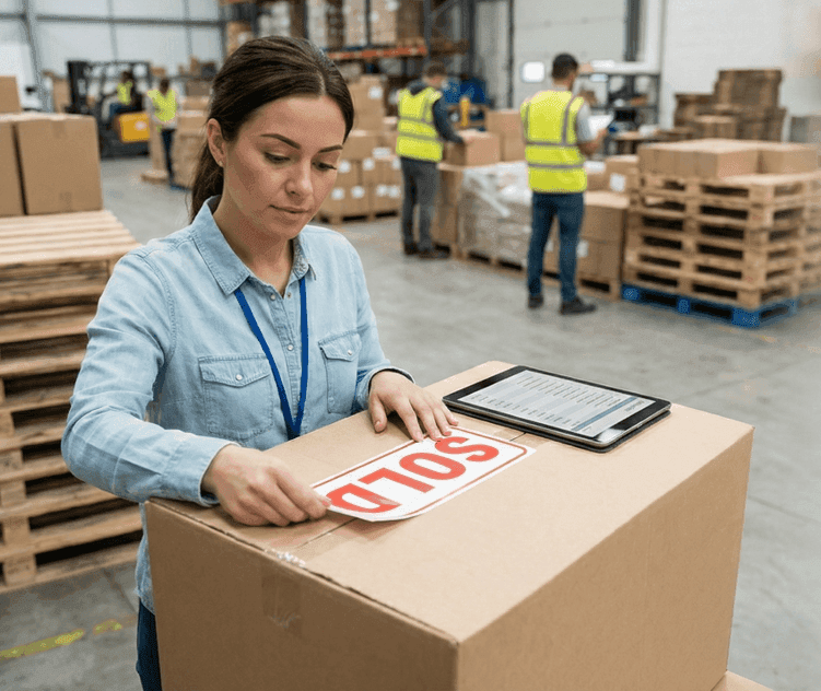 Liquidation Stock Direct warehouse stocked with liquidation inventory