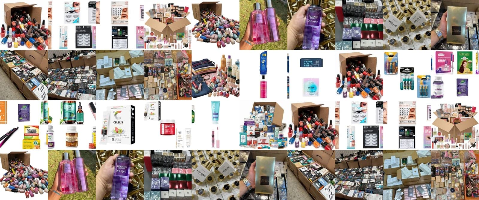 Cosmetics and personal care liquidation stock