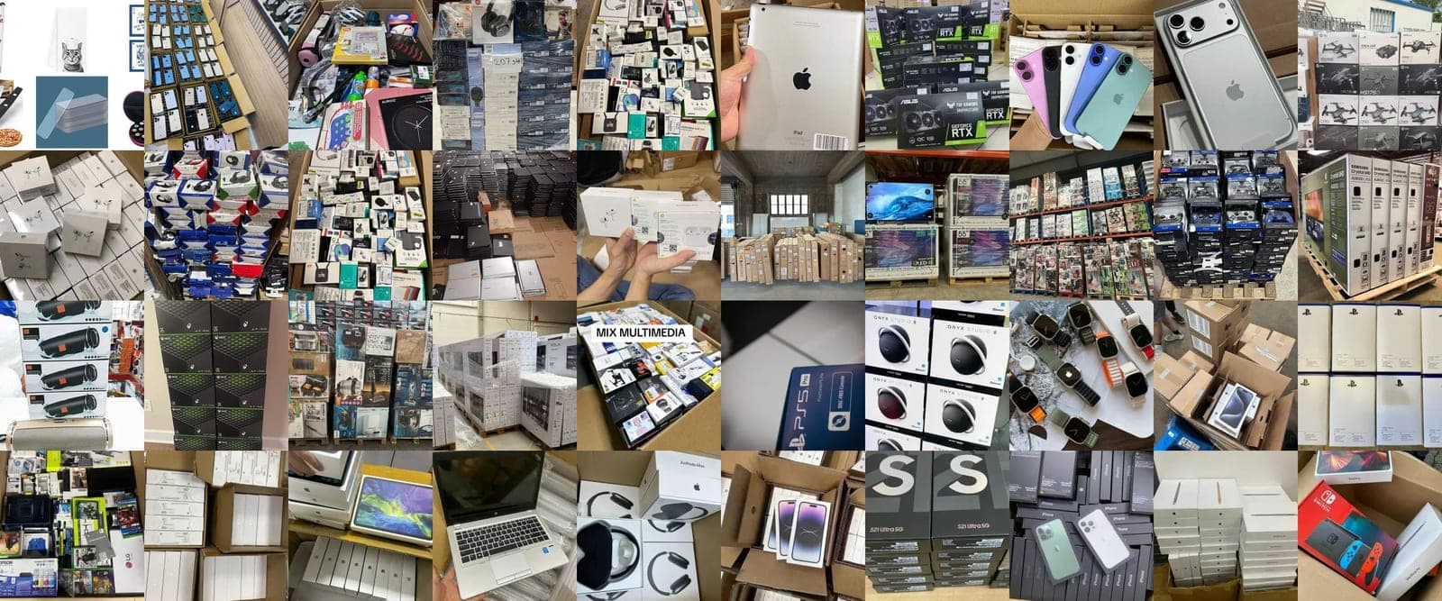Electronics liquidation stock
