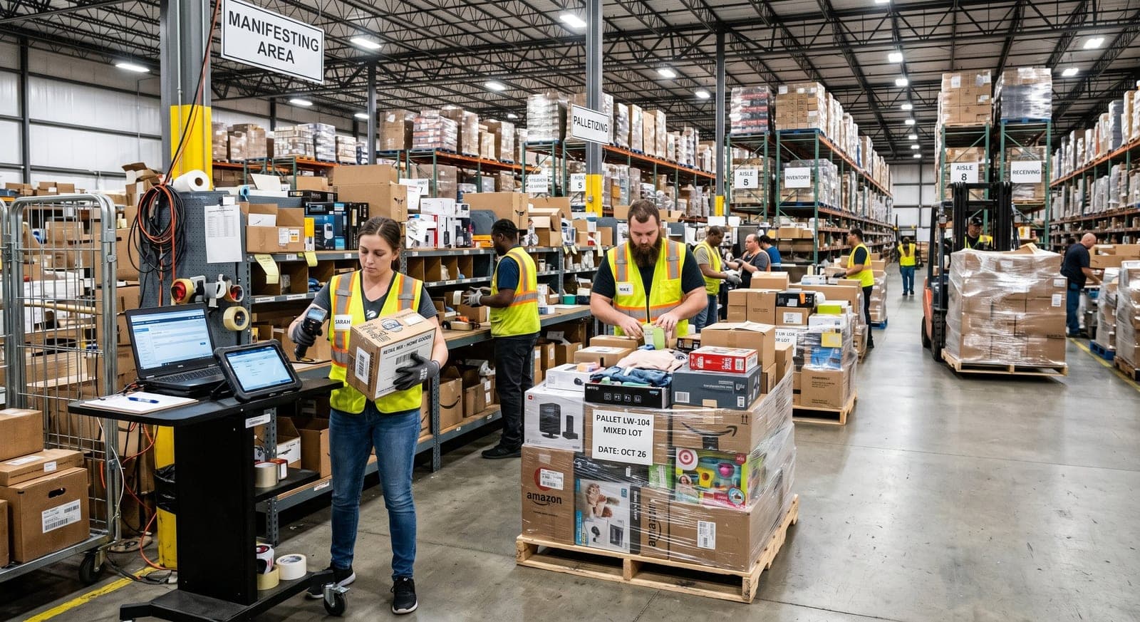 US warehouse floor