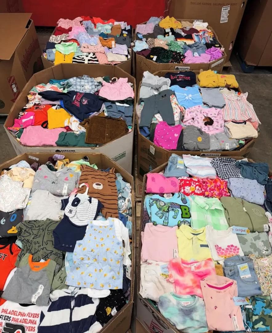 Kids clothing pallet, 400 piece mixed lot