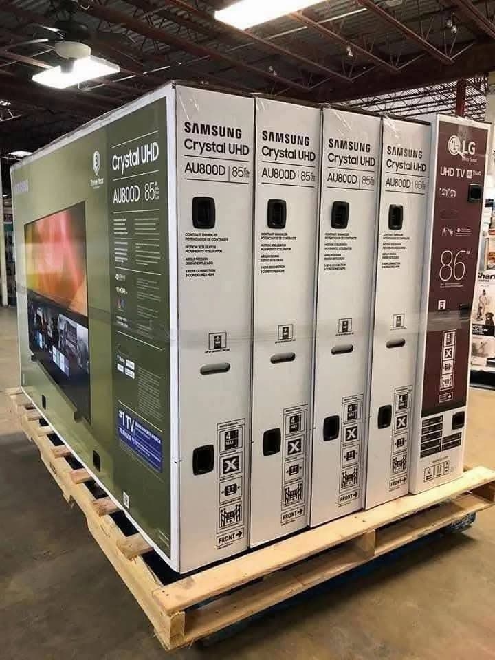 Wholesale television pallet, mixed sizes